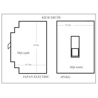 CB 3 PHA NHẬT KIỂU KHỐI TO 75A 100A MCCB