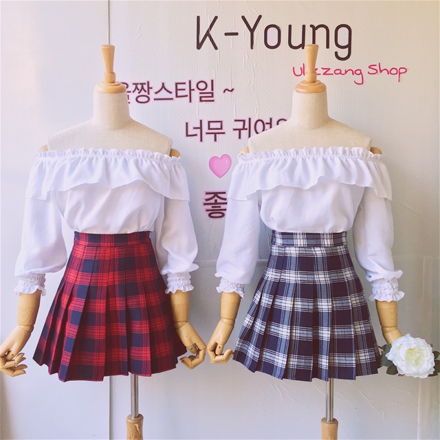 Set bộ váy + áo Ulzzang HQ