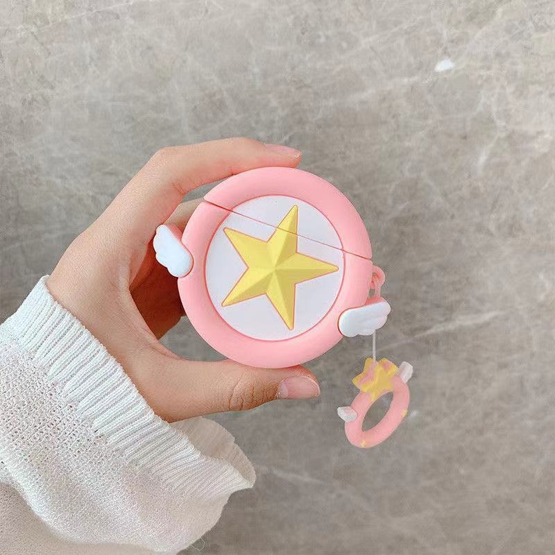 Vỏ Bảo Vệ Hộp Sạc Tai Nghe Airpods Pro 5 Mềm Hình Chú Gấu Nhỏ Dễ Thương