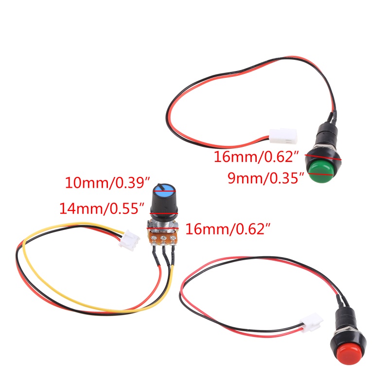 Bộ Điều Chỉnh Tốc Độ Động Cơ PWM DC 6-24V Max 3A