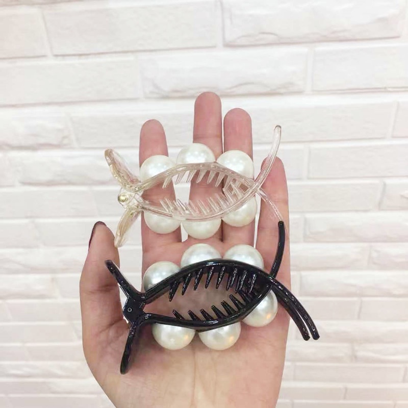 Kẹp tóc ngọc trai nhỏ và dễ thương