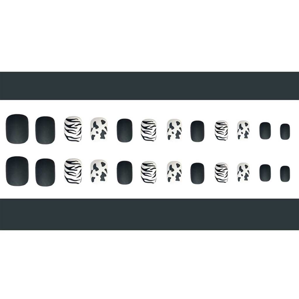 Hộp 24 Móng Tay Giả Đầu Tròn Có Thể Tháo Rời Thời Trang Cho Nữ Mihan1