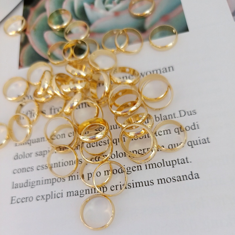 Set 10 Nhẫn 14K Nhiều Màu Sắc Bắt Mắt Tiện Dụng Và Bền