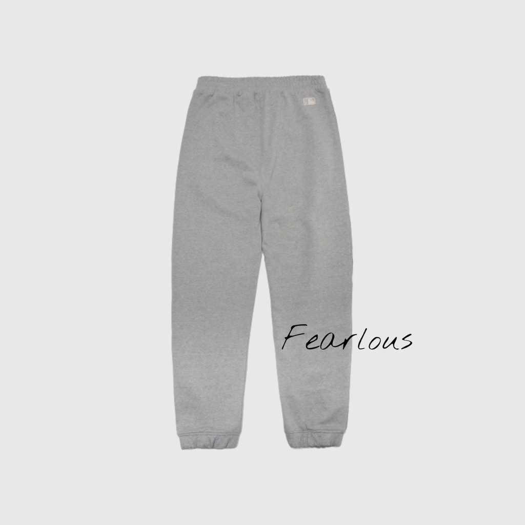 CHÍNH HÃNG | QUẦN JOGGER MLB EMBROIDER MINI LOGO GREY | FEARLOUS.VN