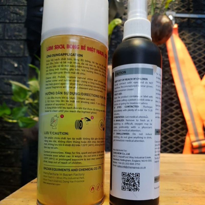 Combo bóng dàn áo Will F1-phục hồi nhựa đen Bz 450ml