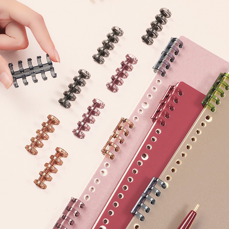 Khóa giấy rời dạng lá phong cách cổ điển DIY cho sổ tay