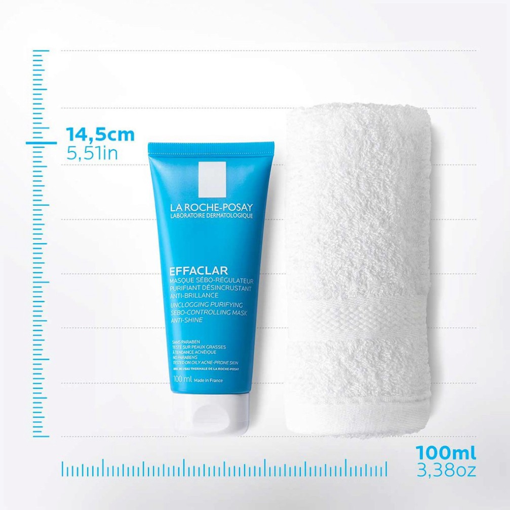 [CHÍNH HÃNG] La Roche Posay Mặt Nạ Bùn Effaclar Sebo Controlling Mask 100ml tặng bông tẩy trang