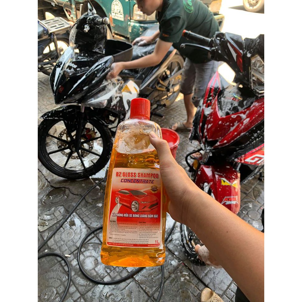 Nước rửa xe BZ GLOSS SHAMPOO hàng Việt Nam chất lượng cao , nguyên liệu Châu Âu . DoChoiXeMay