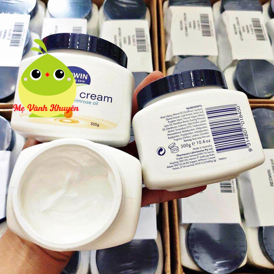 Kem dưỡng da vitamin E và tinh dầu hoa anh thảo Redwin, Úc