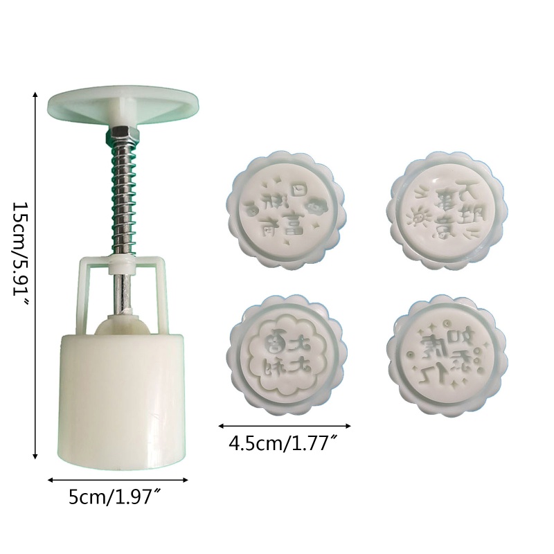 One mooncake mold festival diy hand press máy cắt bánh trung thu bánh ngọt trang trí tiện ích