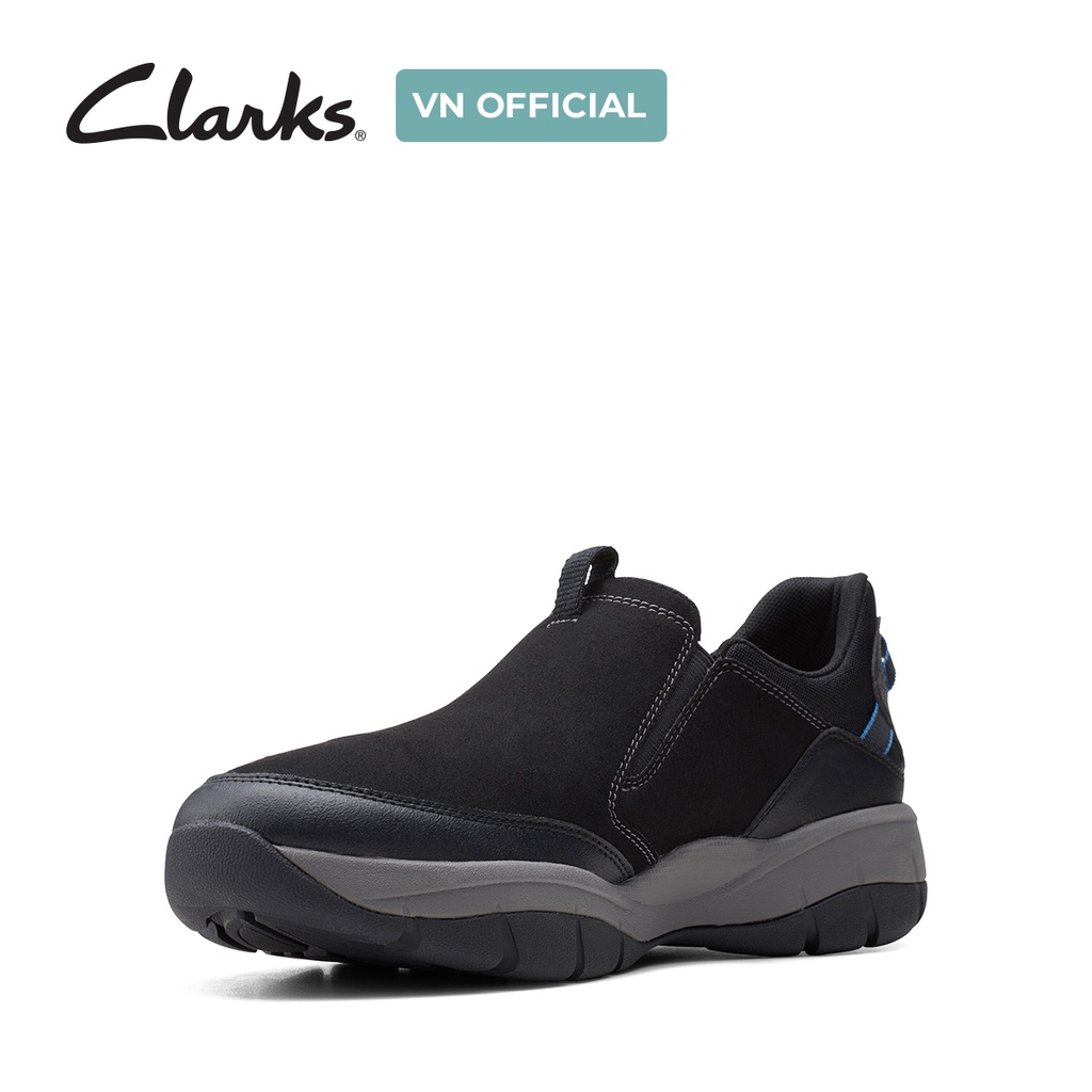 Giày Sục Nam CLARKS Ervin Low màu Đen