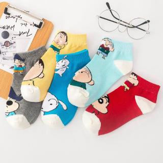 Vớ Cotton Họa Tiết Hoạt Hình Nhật Bản Xinh Xắn