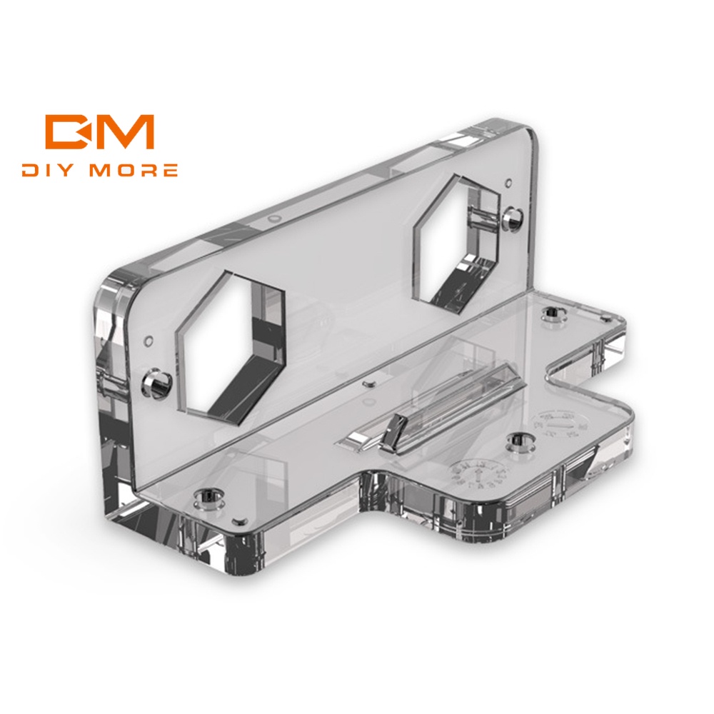 DIYMORE Đế Pha Lê Trong Suốt Phụ Kiện Cho Mẫu Vật Dụng TR16 Diy