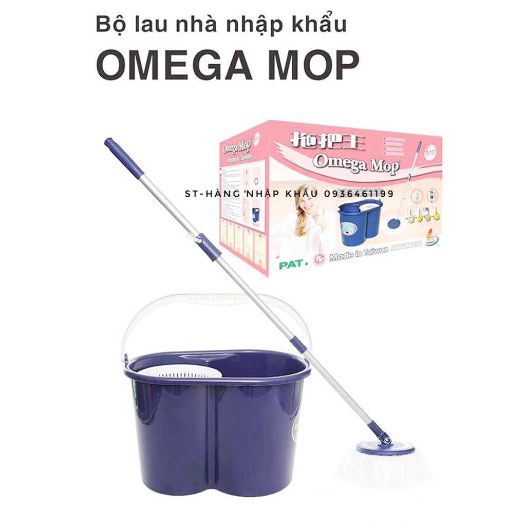 Bộ chổi lau nhà Omega Mop 360  Đài Loan chính hãng