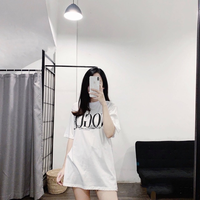 Áo thun Vogue oversize, chất cotton (V104)