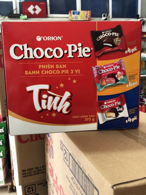 Bánh Chocopie Orion hộp 396g 12 cái (các loại) date 10-2021 | BigBuy360 - bigbuy360.vn