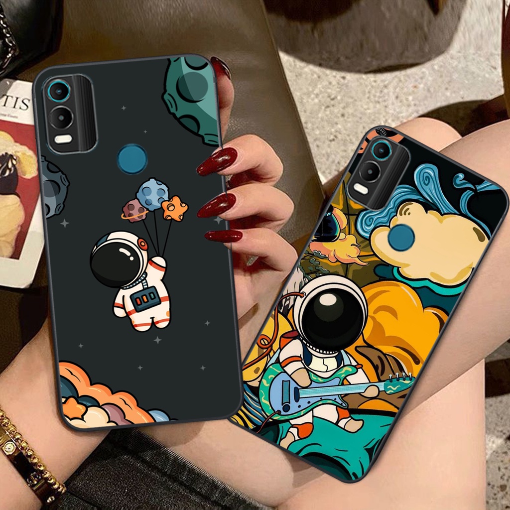 Ốp lưng Nokia C21 PLUS vũ trụ phi hành gia cực hot siêu cute-rẻ-bền