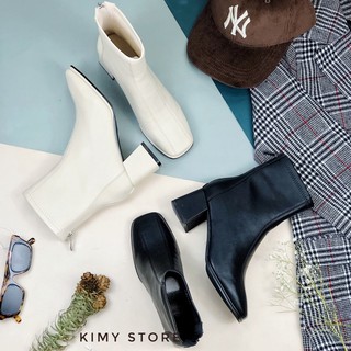 Boot Nữ Da Mềm Xuất Âu Cao Cấp-boots Nữ Cổ Lửng - Kimy Store