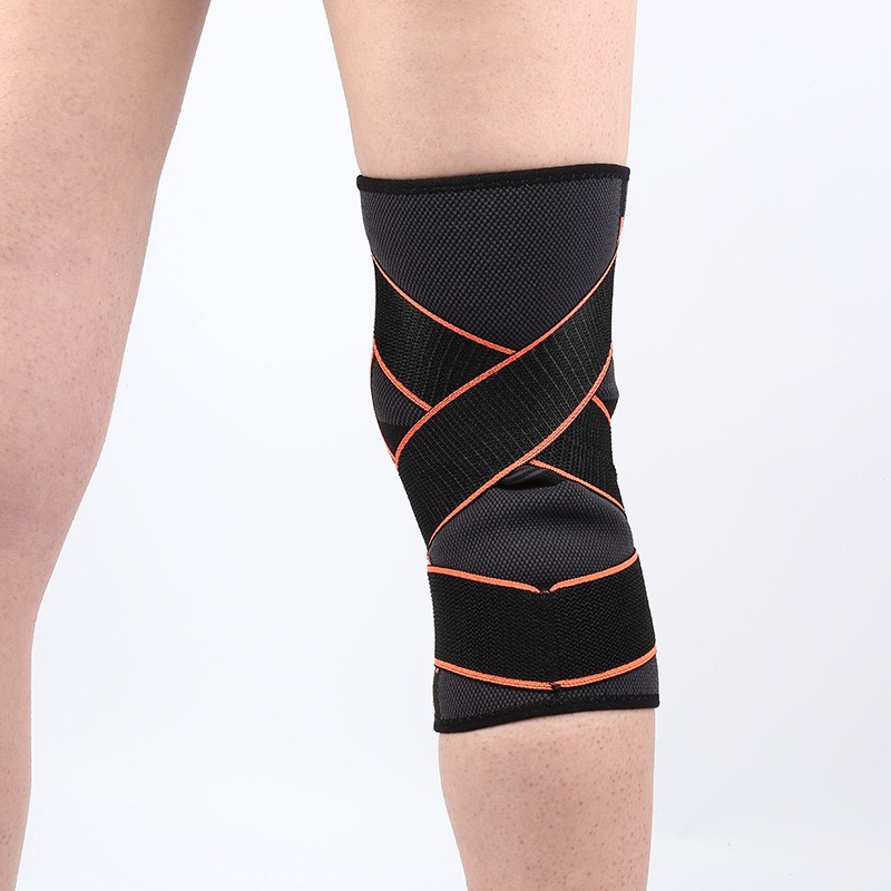 1PC Kneepad Elastic Bandage Pressurized Knee Pads Knee Support Protector For Fitness Sport Running Arthritis Muscle Joint Brace