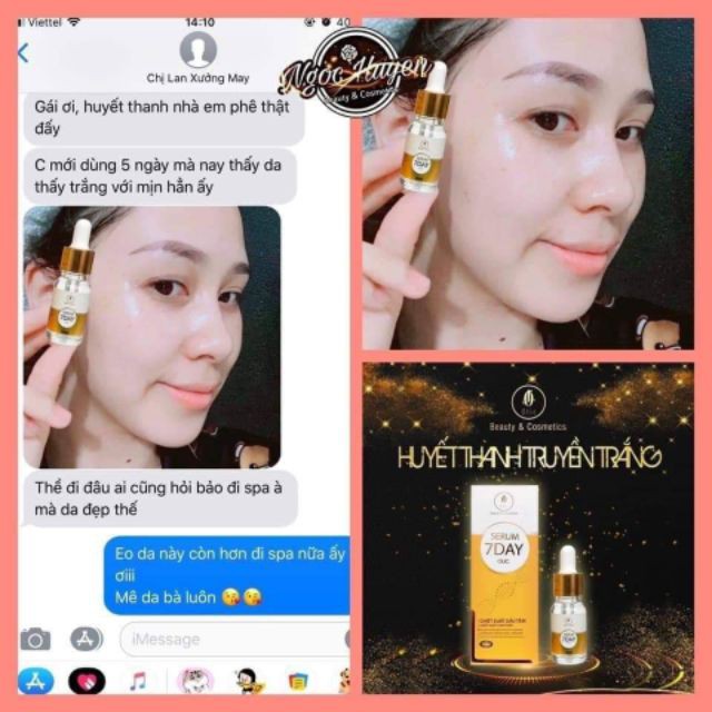 Serum Truyền Trắng 7 Days Olic 10ml - [ Hàng Chuẩn Cty ]