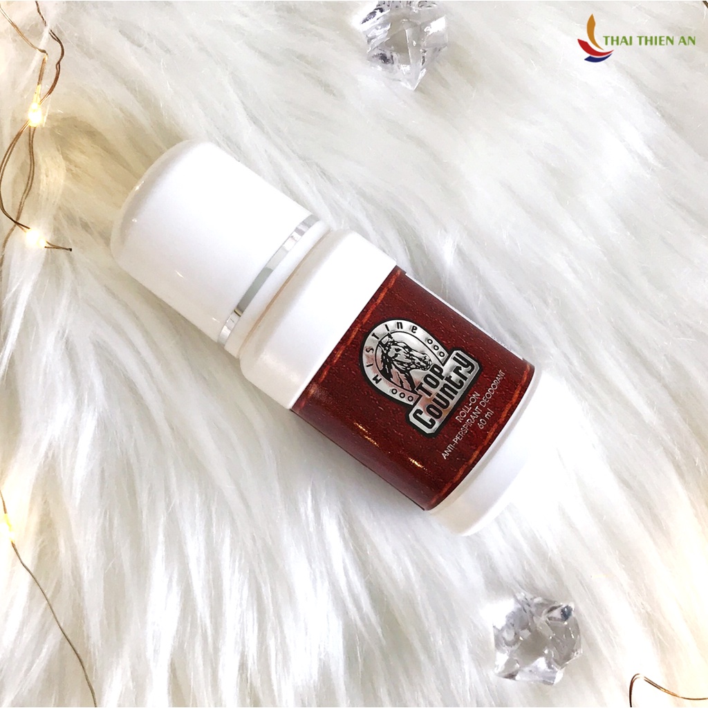 Lăn khử mùi cơ thể hương nước hoa cổ điển TOP COUNTRY Thái Lan 60ml - chai