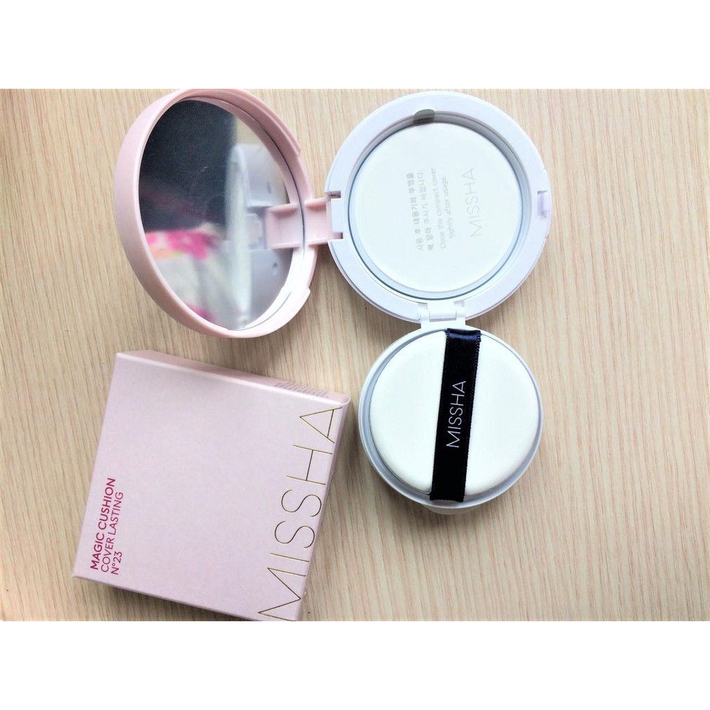 Phấn nước Missha Cover Lasting, Moist Up, M Magic Cushion Hàn Quốc