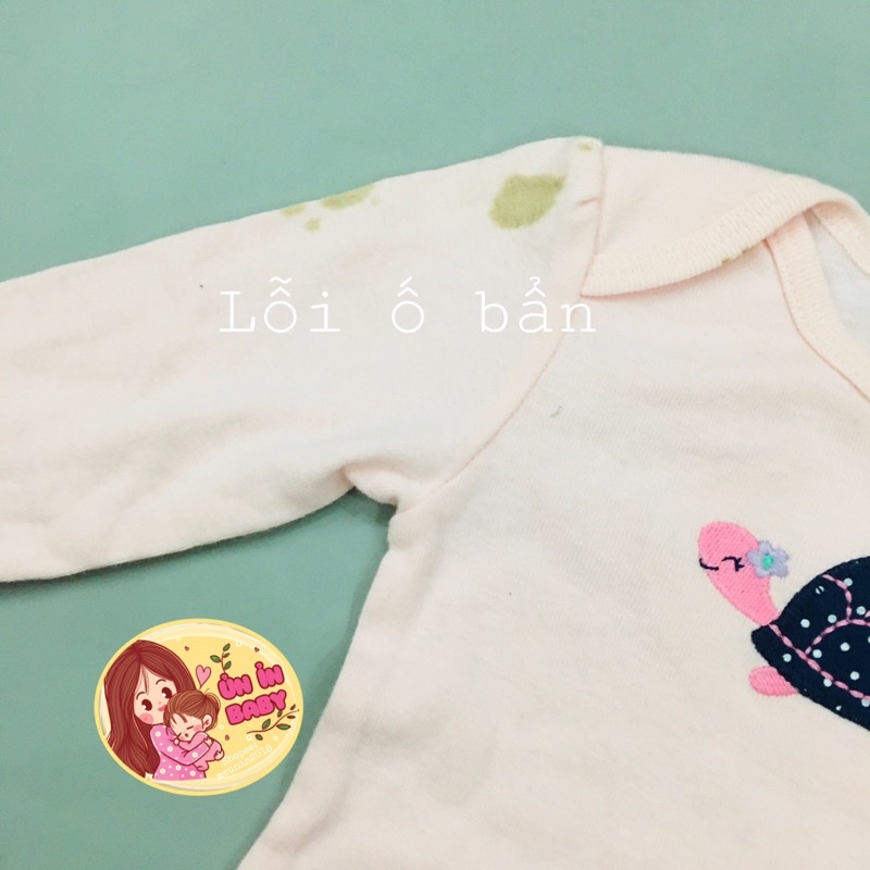 Body chip dài tay cho bé trai- bé gái mix hãng cotton mềm LỖI HÀNG B  (size 0-36m)