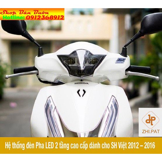 Choá led zhipat chính hãng 2 tầng cho sh Việt Nam 2012-2016