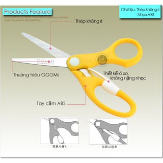 GG121 Kéo thủ công - Kéo văn phòng ggomi