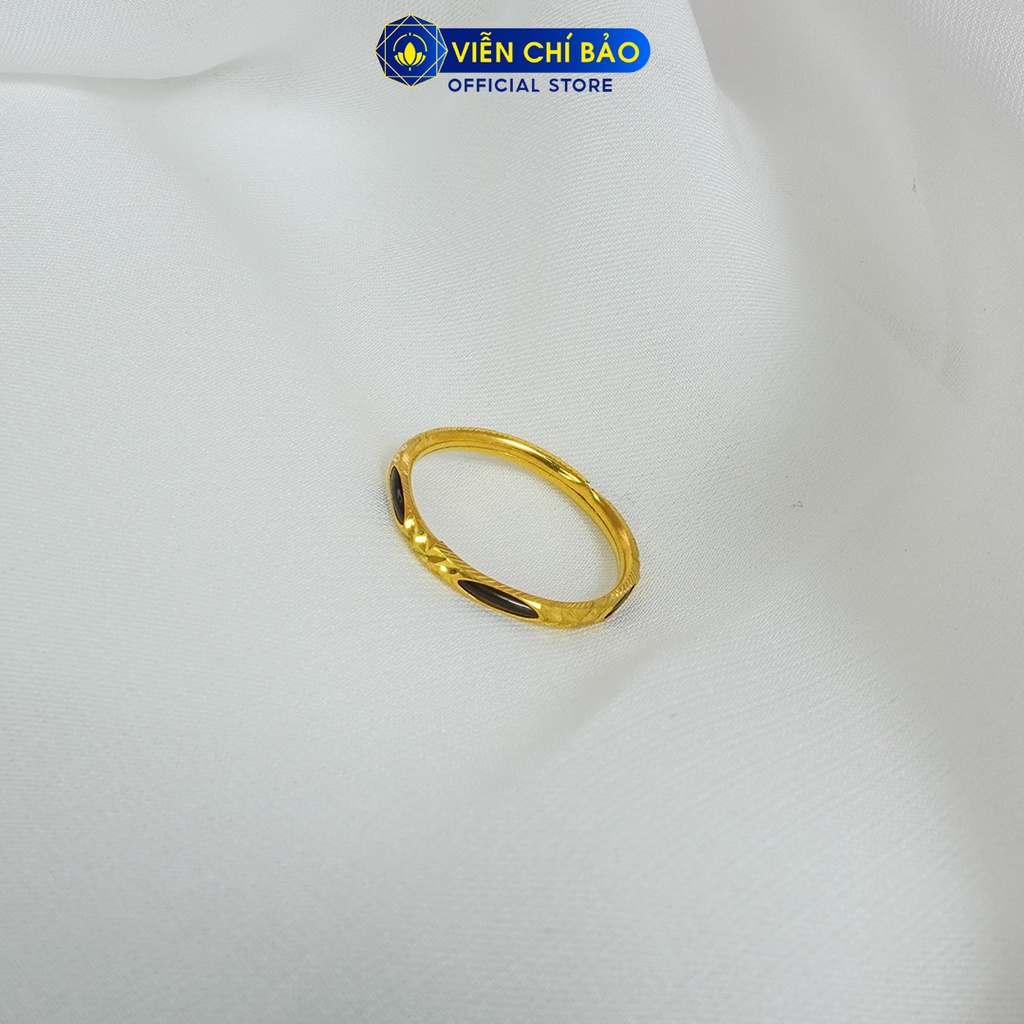 Nhẫn vàng nữ lông voi chất liệu vàng 10k thời trang phụ kiện trang sức nữ Viễn Chí Bảo N800052