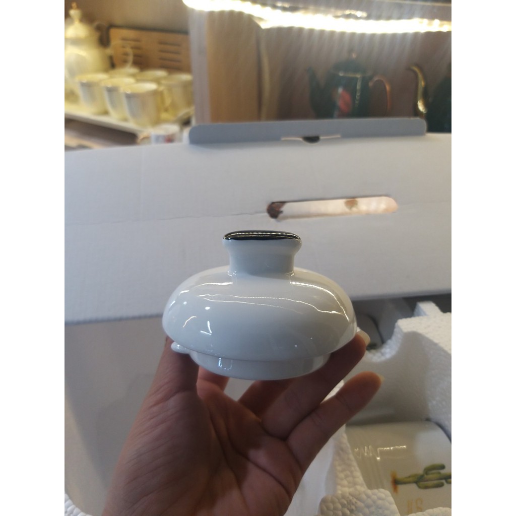 Nắp đậy bình cốc sứ SH