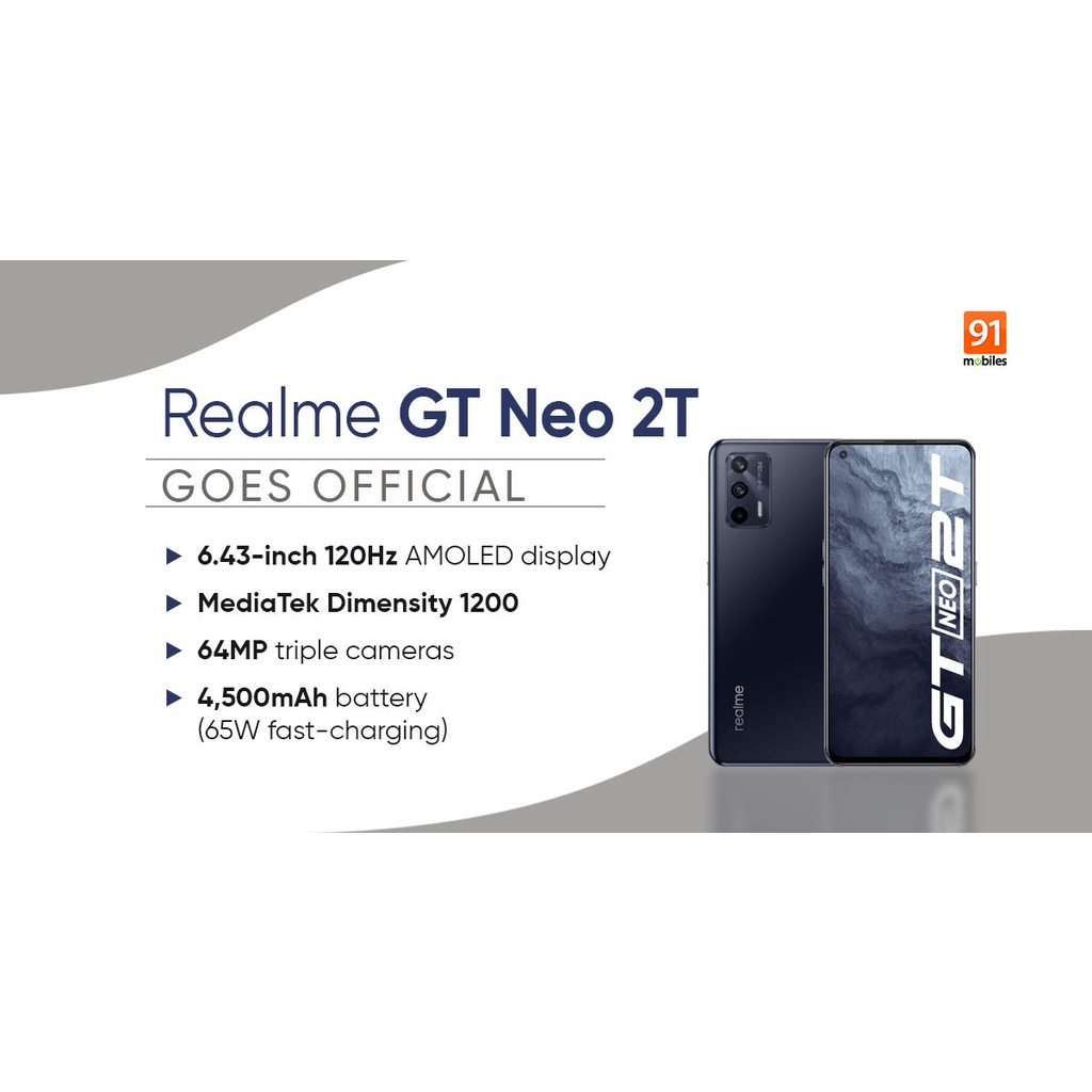 Điện thoại Realme GT Neo 2T-8-128GB