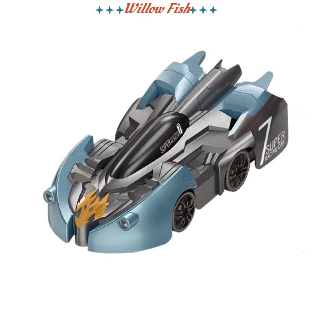 Mô Hình Đồ Chơi Xe Hơi Leo Tường / Tường Mini Điều Khiển Từ Xa Có Thể Sạc Lại Cho Bé Trai