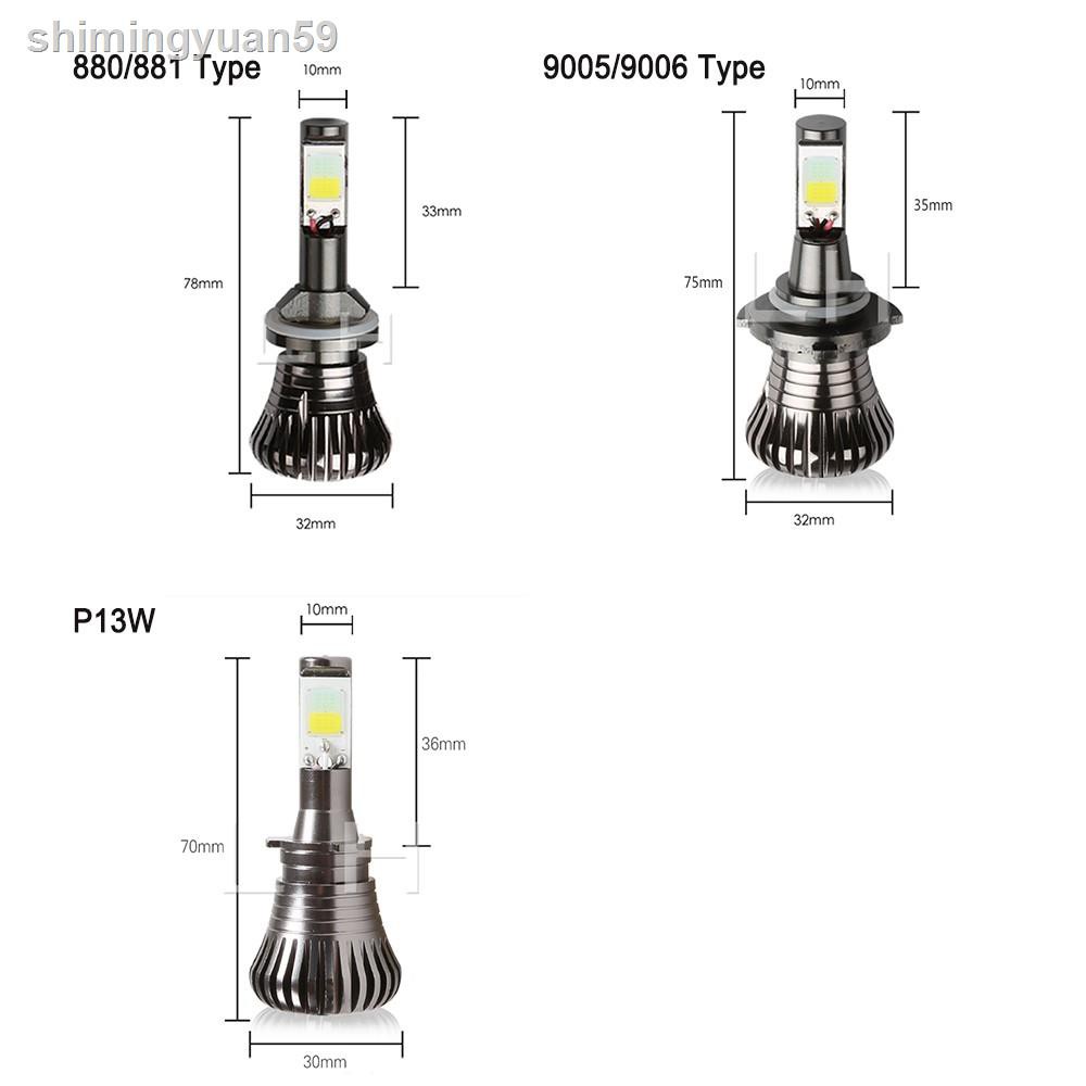 Đèn Led Cảnh Báo Hai Màu Chống Sương Mù H8 H11 H16 Chuyên Dụng Cho Xe Hơi Altis Vios Camry Yaris