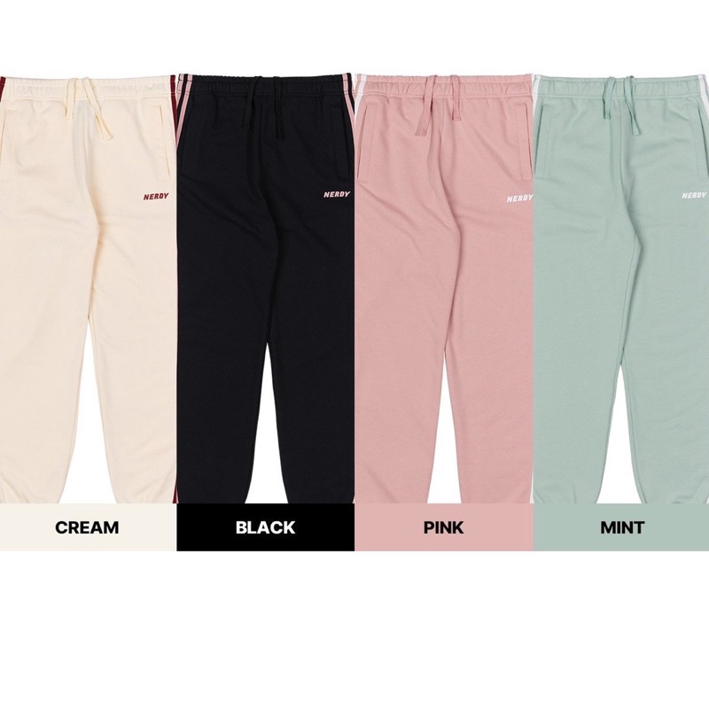 Quần jogger nỉ NERD* xuất khẩu Hàn Quốc - P:B