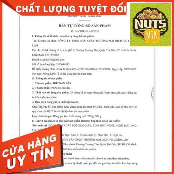 [GIÁ XƯỞNG] TINH BỘT SẮN DÂY 500g