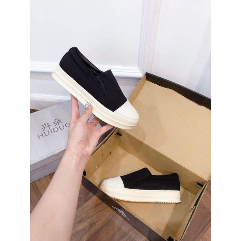 GIẦY LƯỜI RICK VẢI ĐỘN ĐẾ