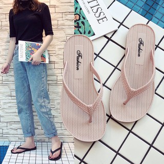 Zara Dép Xỏ Ngón Chống Trượt Phong Cách Hàn Quốc