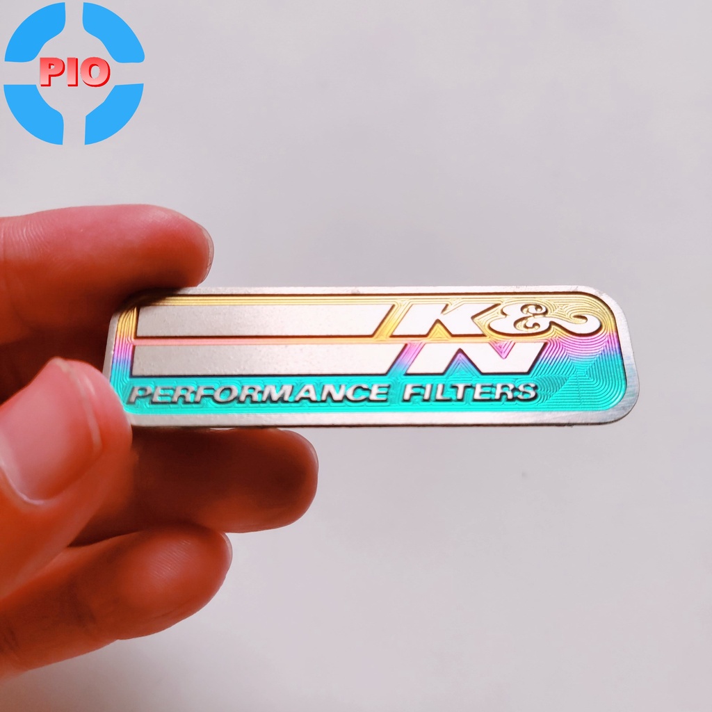 Tem Titan Chữ KN Dán Xe Có Keo 3M