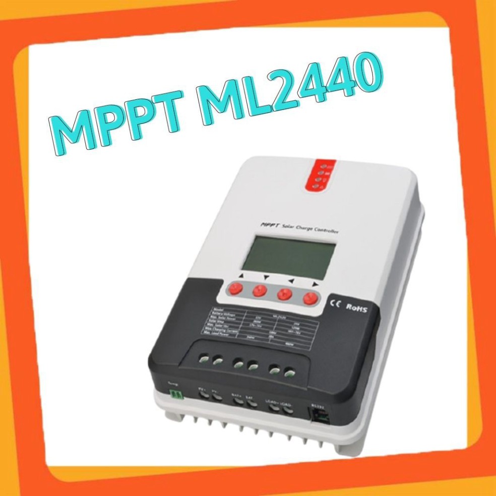 Bộ điều khiển sạc năng lượng mặt trời MPPT 12—24V 40A ML2440