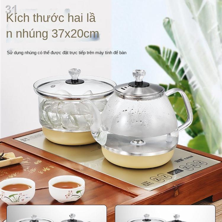 ∋❖Tự động đun nước sôi điện ấm đun nước điện Sheung Shui công tắc ngắt điện ấm trà giữ nhiệt bàn trà tích hợp bộ ấm trà