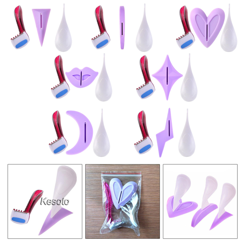 Bộ khuôn tạo hình và dao cạo tỉa lông vùng bikini tiện lợi dành cho phái nữ | BigBuy360 - bigbuy360.vn