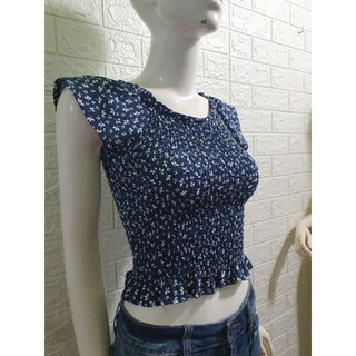Áo croptop xuất Pháp cắt mác tuồn