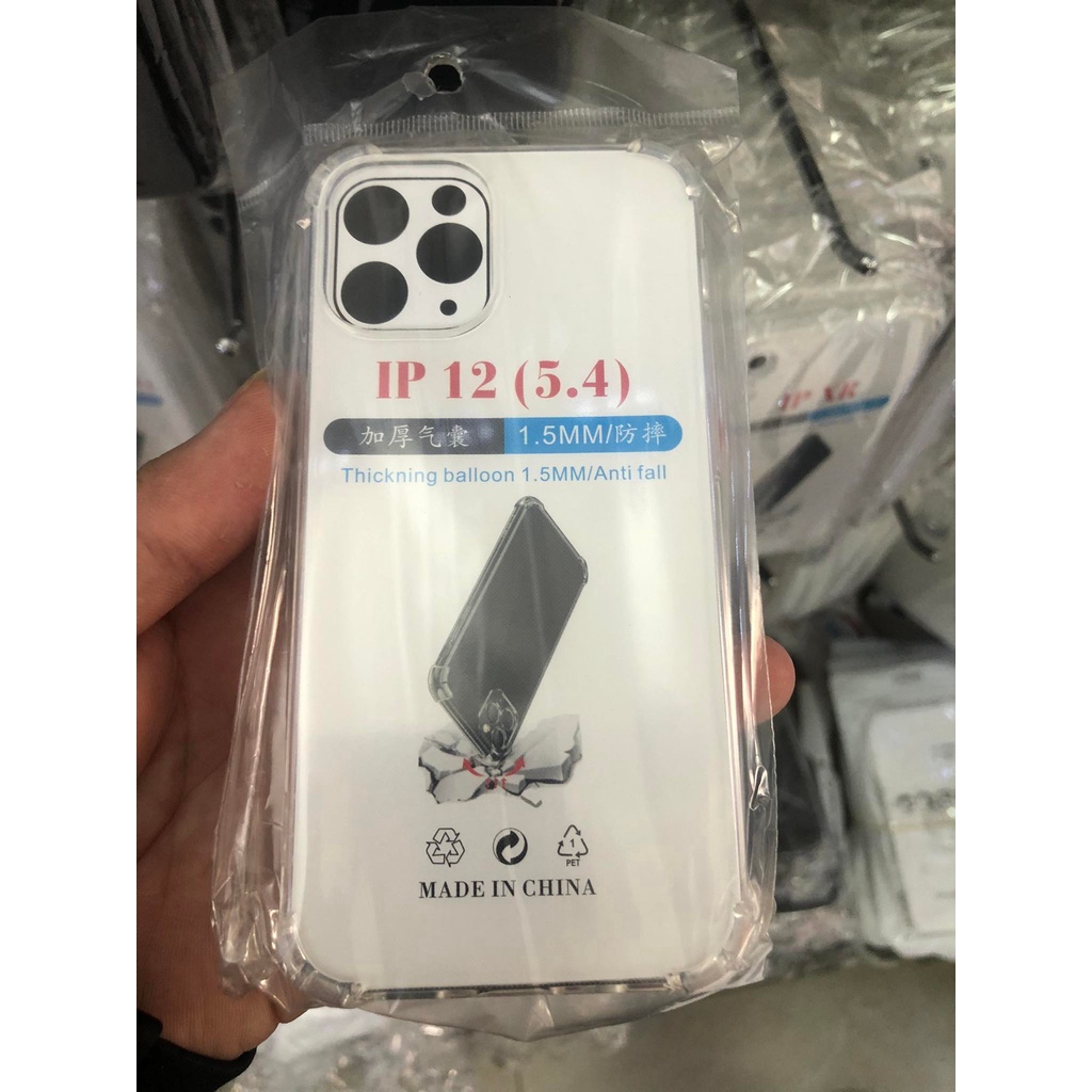 Ốp Lưng Silicon Chống Sốc  Dẻo Dày 1.5MM Trong Suốt Đủ Các Dòng IP