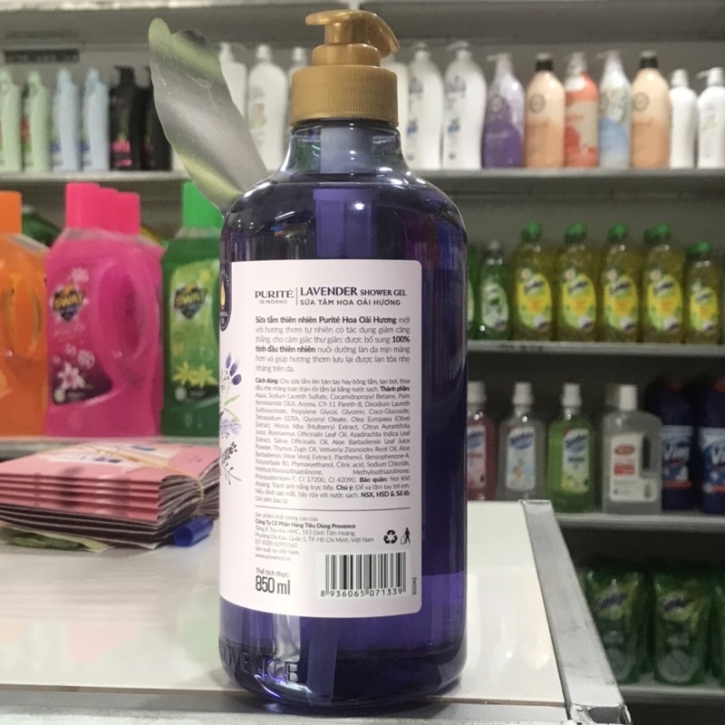 Sữa Tắm Thiên Nhiên Purité 850ml