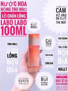 Nước hoa hồng labo labo 100ml