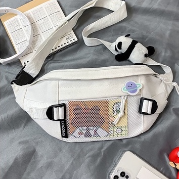 Túi Đeo Chéo Nam Bear Bag Street Wear Thời Trang Jino Studio Cao Cấp  - Túi Xách Nam Vải Canvas Bền Đẹp