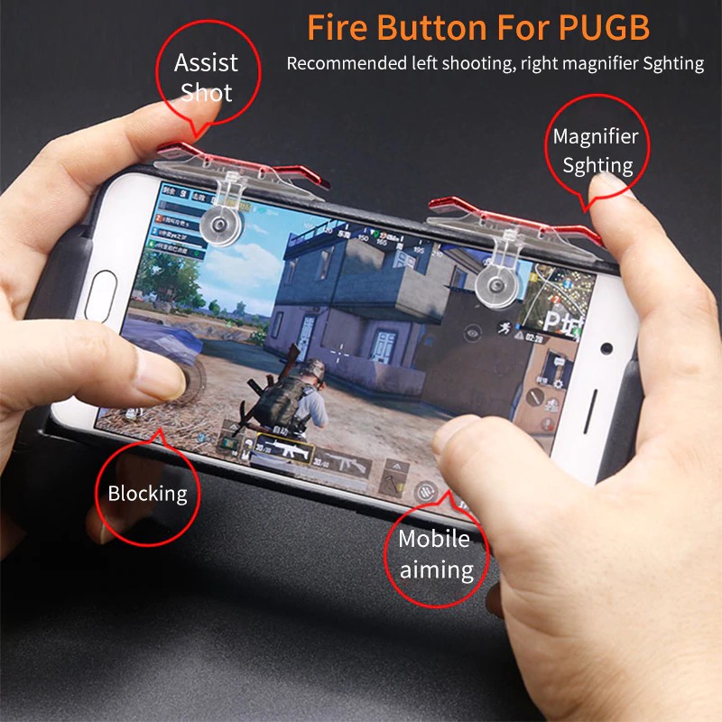 Tay cầm điều khiển hỗ trợ chơi game PUBG cho điện thoại thông minh