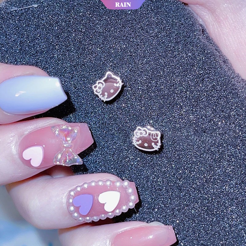 Bông Tai Bằng Thép Titan Không Phai Họa Tiết Hoạt Hình Cinnamoroll Hello Kitty Sanrio Đáng Yêu Dành Cho Nữ