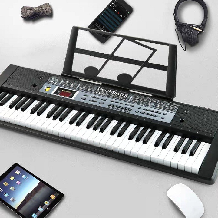 Đàn Piano điện tử Đàn Organ Electronic Keyboard Đàn 61 phím Đàn điện cho người mới học đàn